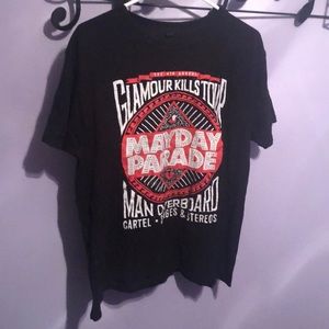 Mayday Parade Band Tour Shirt